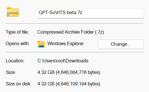 GPT-SoVITS-beta.7z file